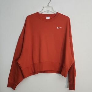 Nike Women's Bright Red Crewneck Sweatshirt